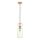 Pendel MOLLY 1xE14/40W/230V diameter 12 cm guldfarvet/grøn/lyserød