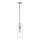 Pendel MOLLY 1xE14/40W/230V diameter 12 cm guldfarvet/lyserød/blå