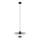 Pendel MONTANA 1xE27/15W/230V diameter 30 cm sort