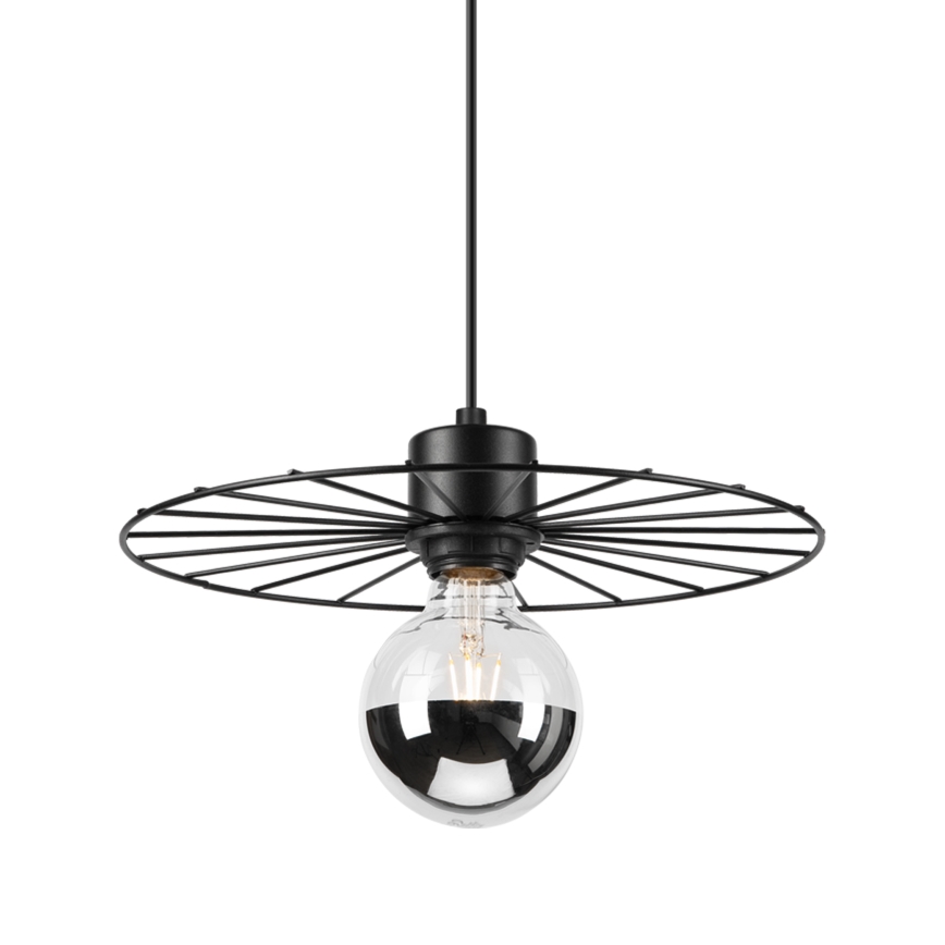 Pendel MONTANA 1xE27/15W/230V diameter 30 cm sort