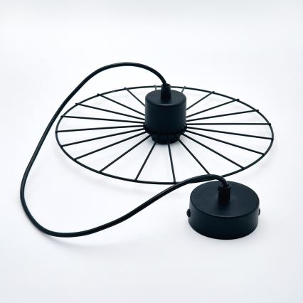 Pendel MONTANA 1xE27/15W/230V diameter 30 cm sort