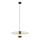 Pendel MONTANA 1xE27/15W/230V diameter 45 cm guldfarvet/sort