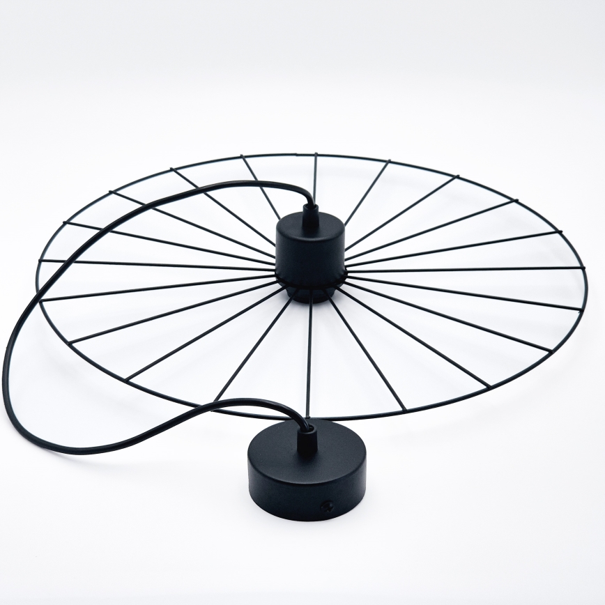 Pendel MONTANA 1xE27/15W/230V diameter 45 cm sort