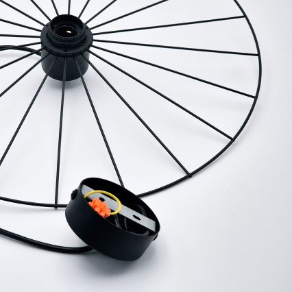 Pendel MONTANA 1xE27/15W/230V diameter 45 cm sort