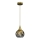 Pendel MONTE 1xE27/60W/230V d. 15 cm guldfarvet