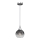 Pendel MONTE 1xE27/60W/230V d. 15 cm mat krom