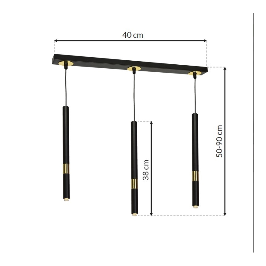 pendel MONZA 3xG9/7W/230V