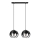 Pendel MOONLIGHT 2xE27/15W/230V sort