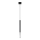 Pendel MOSAIC 1xG9/12W/230V sort/skinnende krom