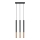 Pendel MOSAIC 3xG9/12W/230V sort/kobber