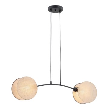 Pendel MOTIF 2xE27/15W/230V beige