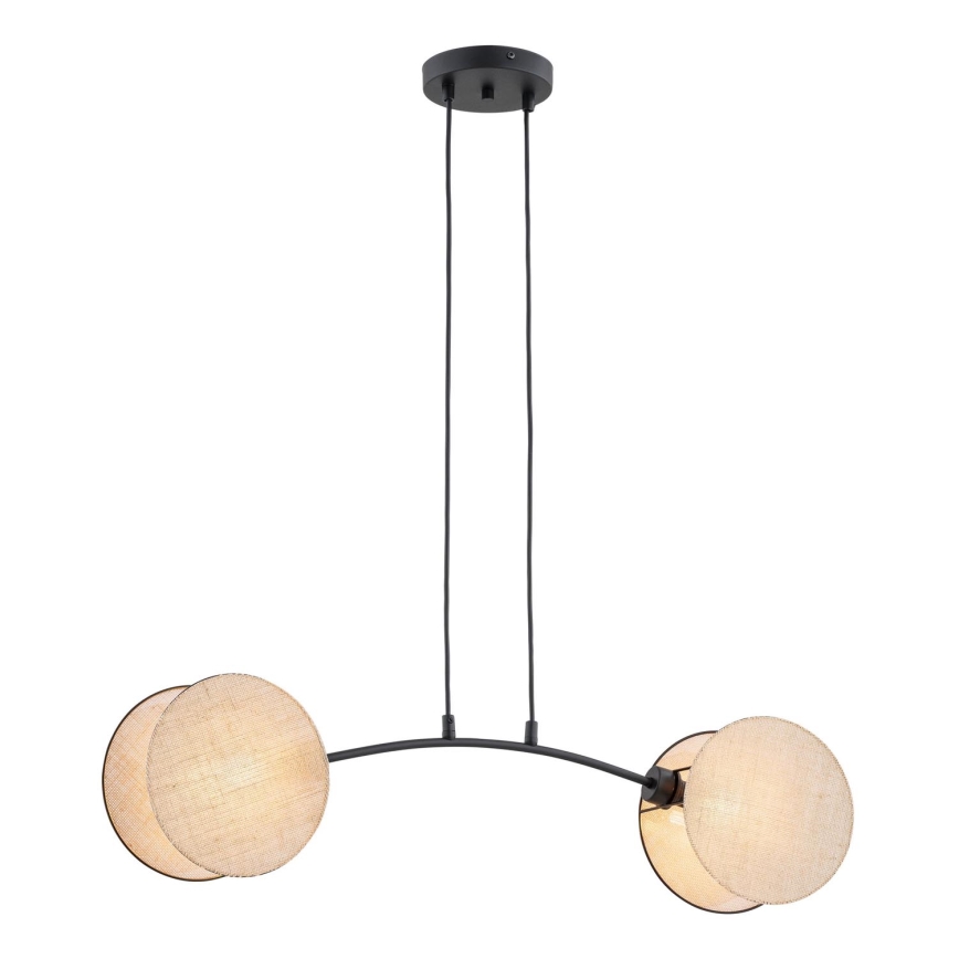 Pendel MOTIF 2xE27/15W/230V beige