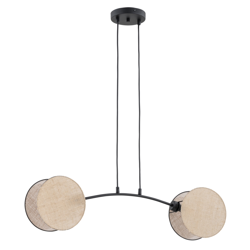 Pendel MOTIF 2xE27/15W/230V beige