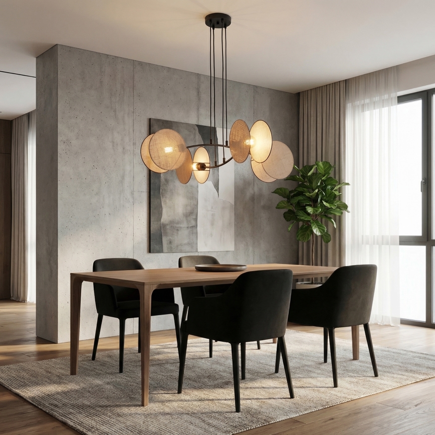 Pendel MOTIF 4xE14/10W/230V beige