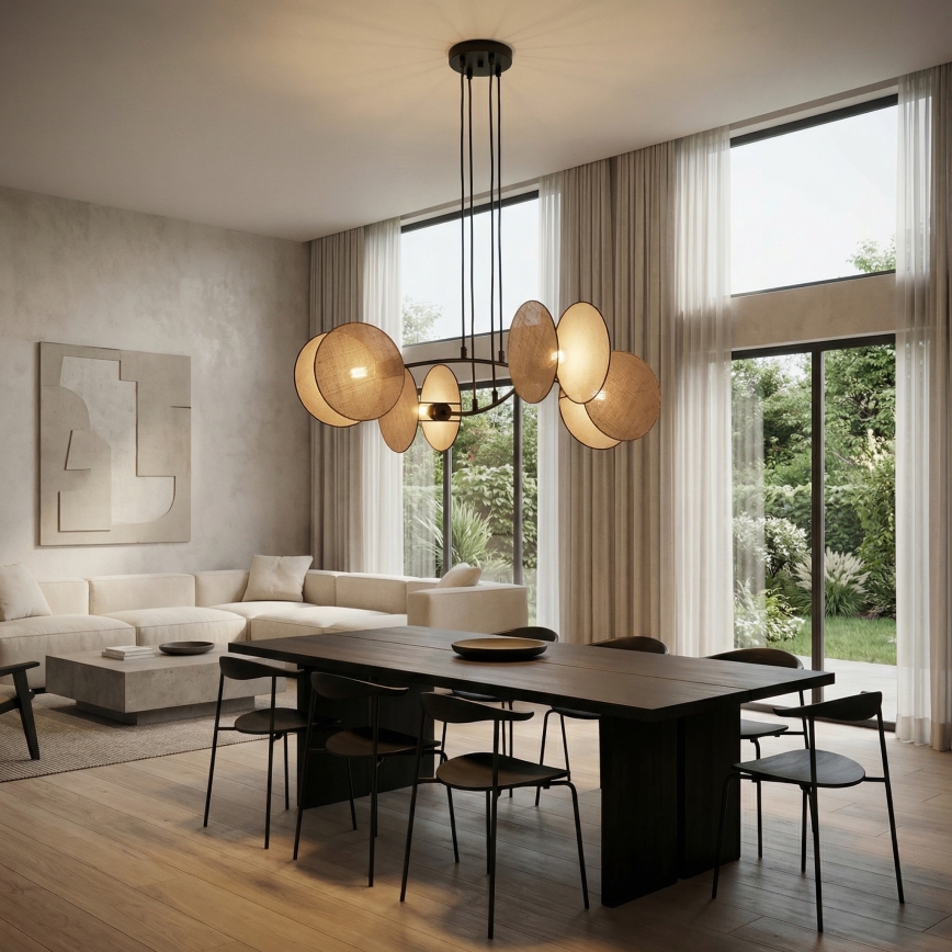 Pendel MOTIF 4xE14/10W/230V beige