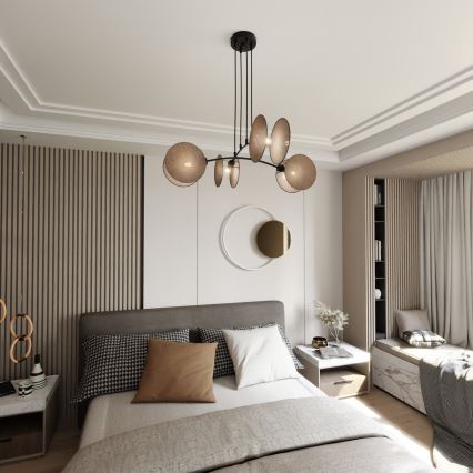 Pendel MOTIF 4xE14/10W/230V beige