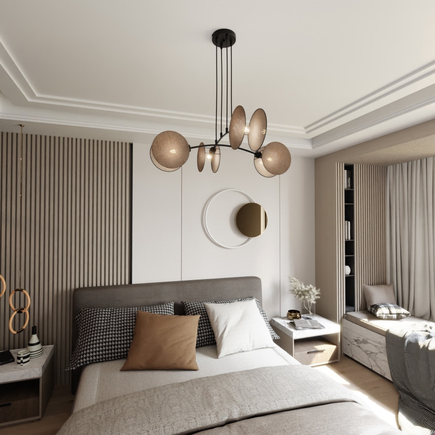 Pendel MOTIF 4xE14/10W/230V beige