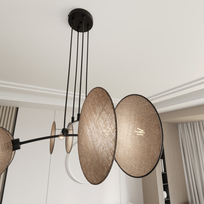 Pendel MOTIF 4xE14/10W/230V beige