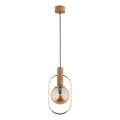 Pendel MUFI 1xE14/10W/230V guldfarvet/beige