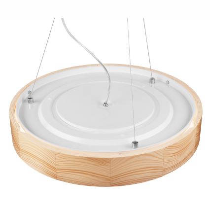 Pendel NATURAL 3xE27/60W/230V ø 47 cm fyrretræ
