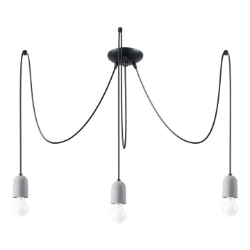 Pendel NESO 3xE27/15W/230V edderkop beton