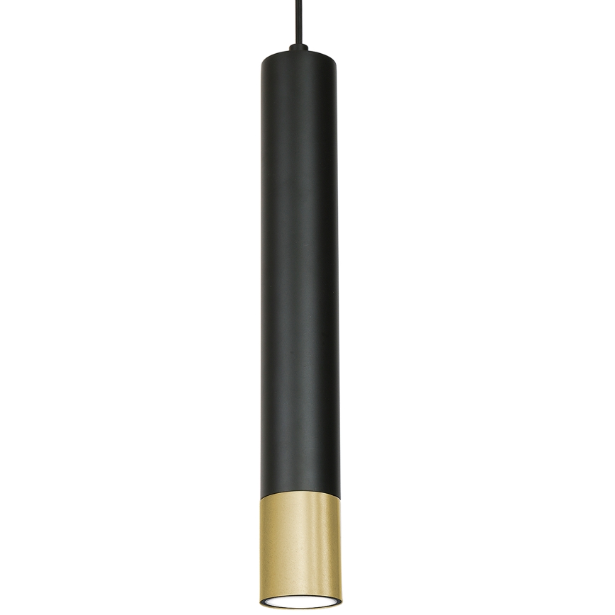 Pendel NEST 1xGU10/8W/230V sort/gylden