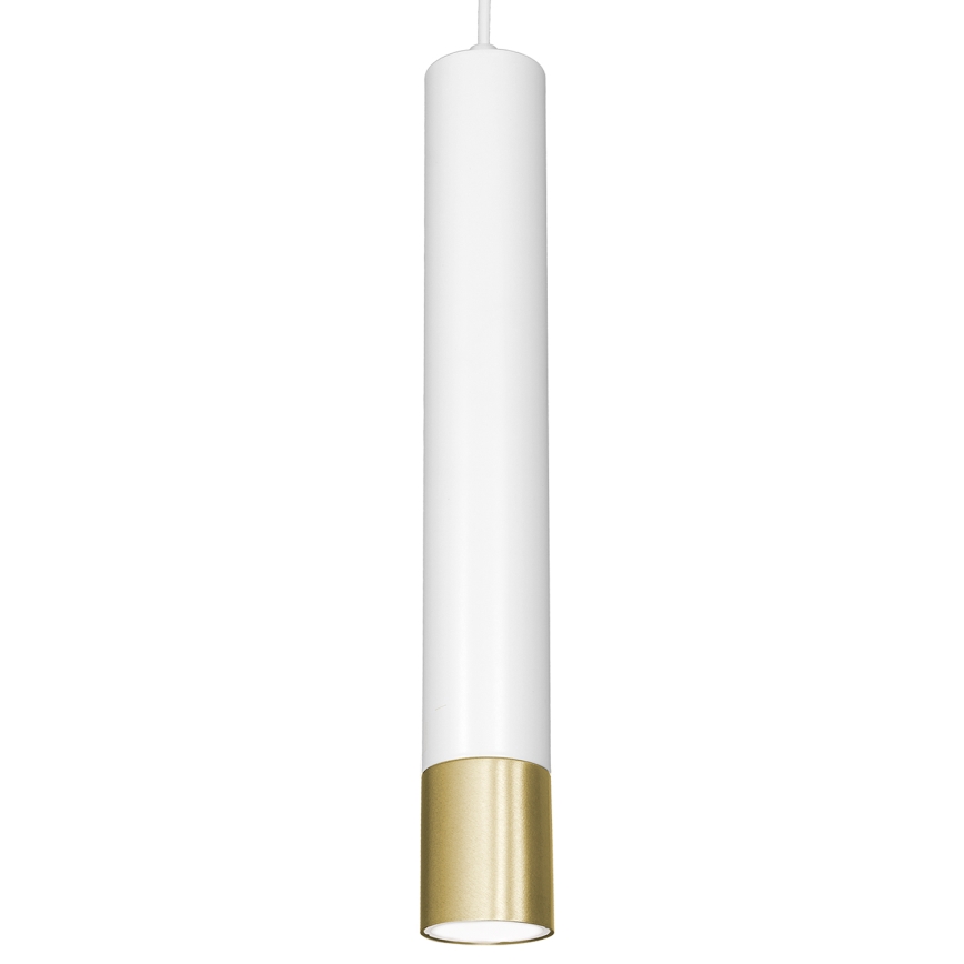 Pendel NEST 3xGU10/8W/230V hvid/gylden
