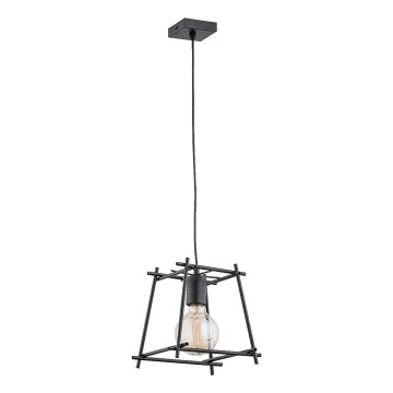 Pendel NETI 1xE27/15W/230V sort