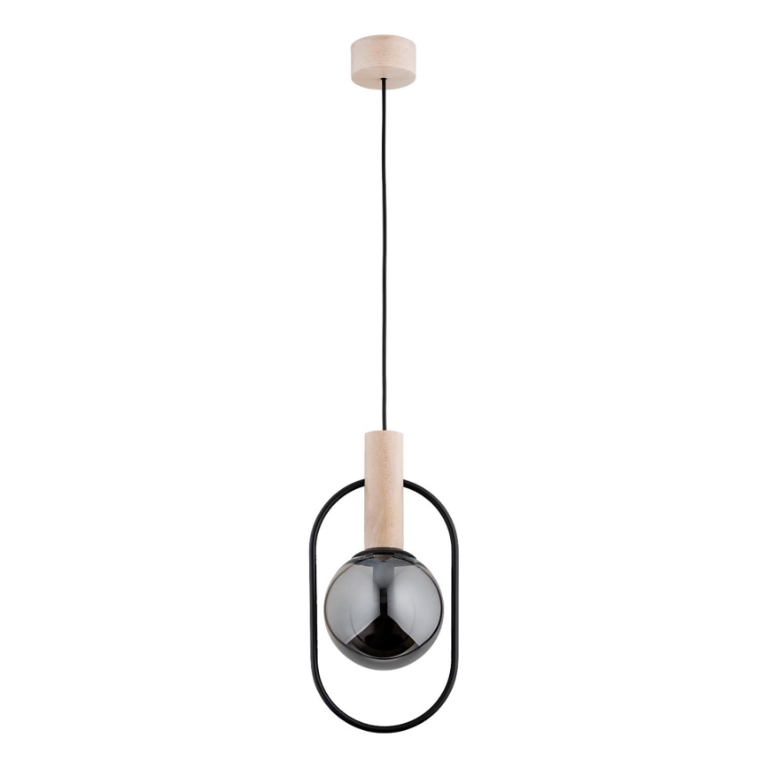 Pendel NIKI 1xE14/10W/230V sort/beige