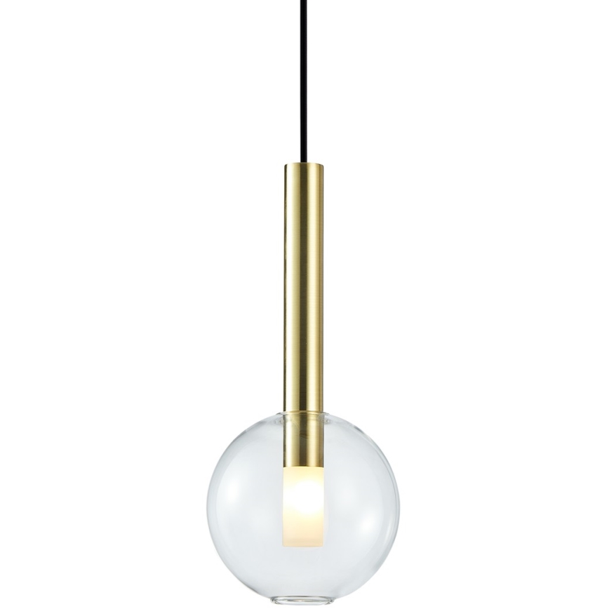 Pendel NIKO 1xG9/9W/230V diameter 15 cm guldfarvet