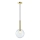 Pendel NIKO 1xG9/9W/230V diameter 20 cm guldfarvet