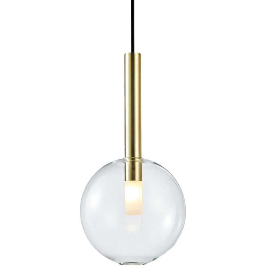 Pendel NIKO 1xG9/9W/230V diameter 20 cm guldfarvet