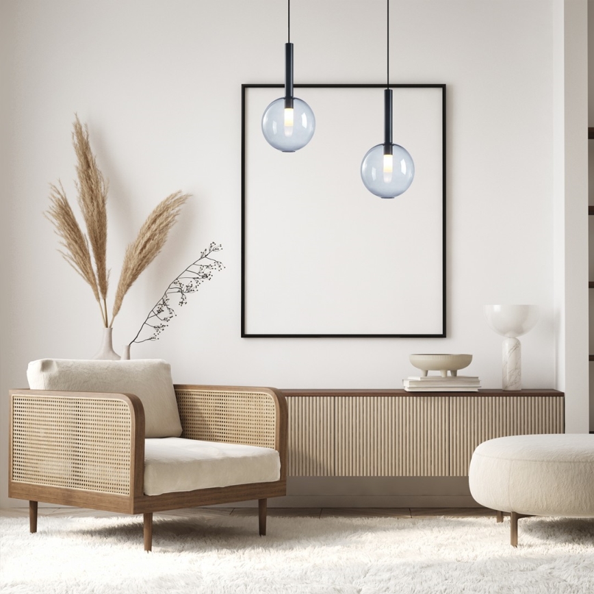 Pendel NIKO 1xG9/9W/230V diameter 20 cm sort