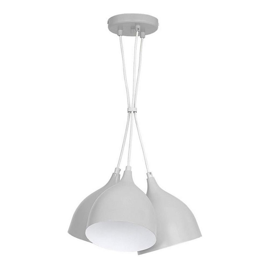 Pendel NOAK 3xE27/15W/230V grå