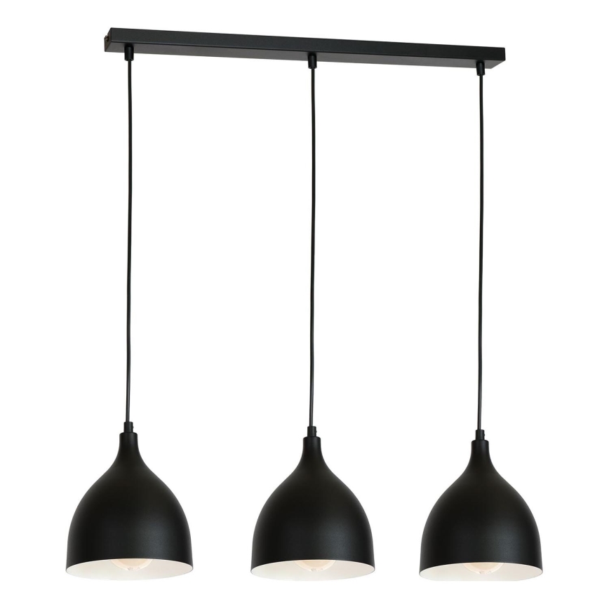 Pendel NOAK 3xE27/15W/230V sort
