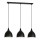 Pendel NOAK 3xE27/15W/230V sort
