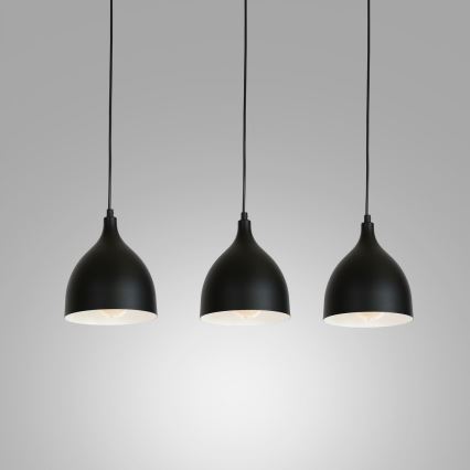 Pendel NOAK 3xE27/15W/230V sort