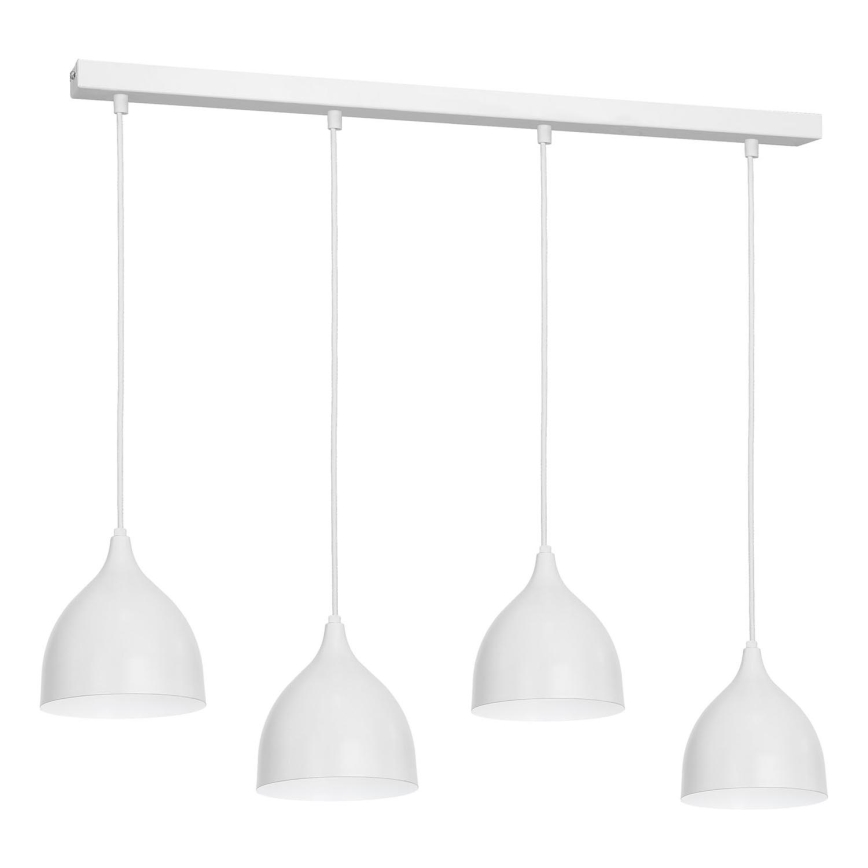 Pendel NOAK 4xE27/15W/230V grå