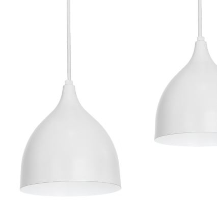 Pendel NOAK 4xE27/15W/230V grå
