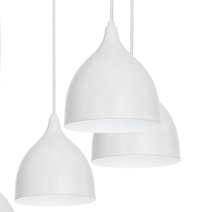 Pendel NOAK 5xE27/15W/230V grå