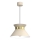 Pendel NORGE 1xE27/15W/230V beige/guldfarvet