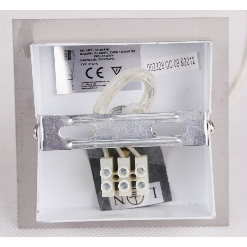 Pendel ODEN 1xG9/40W/230V diam. 12 cm