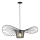 Pendel OGGI 1xE27/40W/230V diameter 80 cm sort