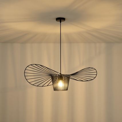 Pendel OGGI 1xE27/40W/230V diameter 80 cm sort