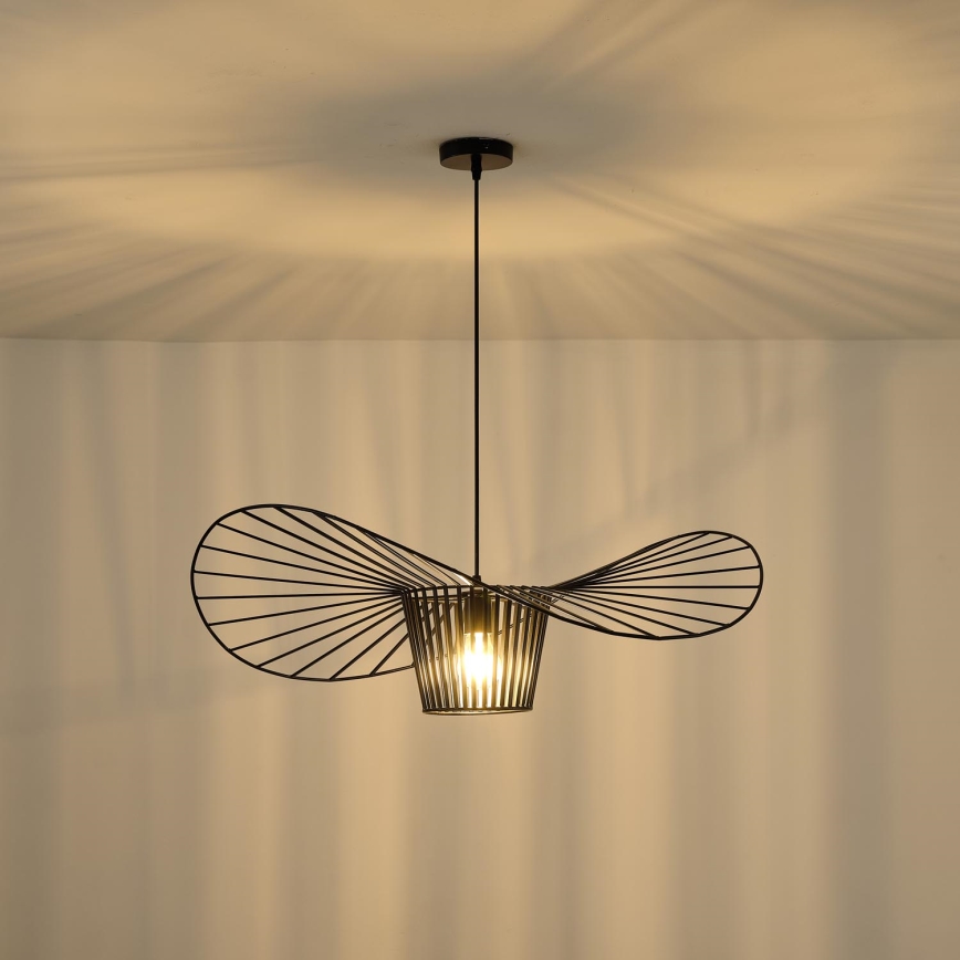 Pendel OGGI 1xE27/40W/230V diameter 80 cm sort