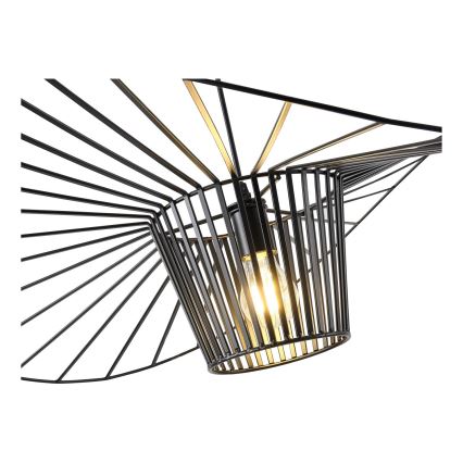Pendel OGGI 1xE27/40W/230V diameter 80 cm sort