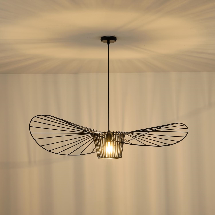 Pendel OGGI 1xE27/40W/230V diameter 100 cm sort