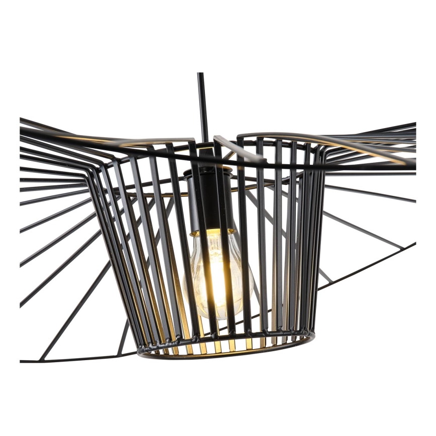 Pendel OGGI 1xE27/40W/230V diameter 100 cm sort