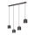 Pendel OLENA 4xE27/60W/230V sort