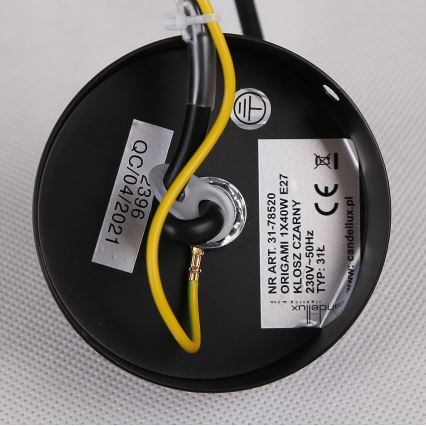 Pendel ORIGAMI 1xE27/40W/230V